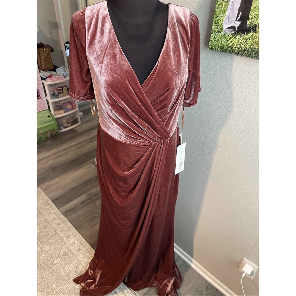 Revelry Women Dress Size 14 Dusty Rose